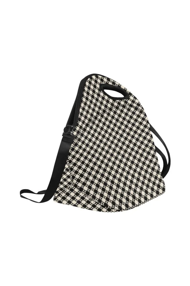 Circles & Squares Neoprene Lunch Bag/Large (Model 1669)