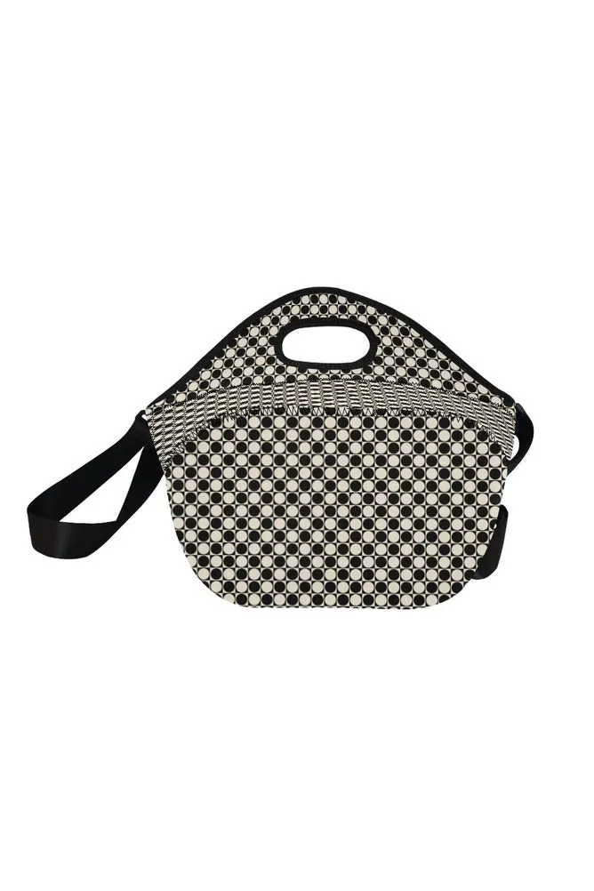 Circles & Squares Neoprene Lunch Bag/Large (Model 1669)
