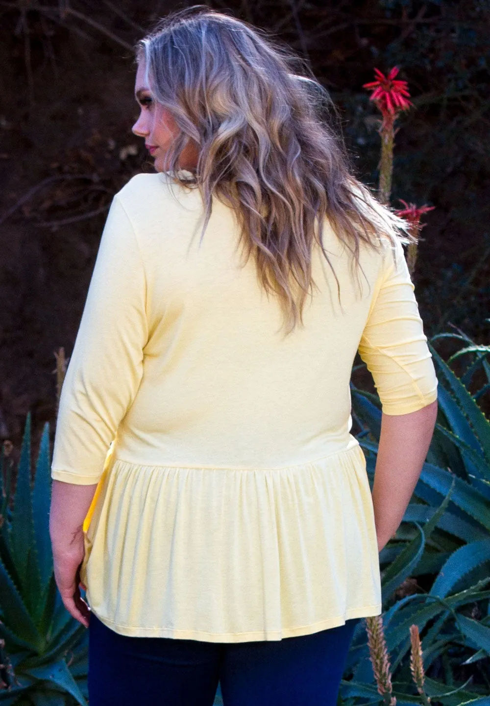 Clara Peplum Top