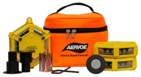 CLASSIC ROAD FLARE KIT YELLOW (3-FLARES, 3-HOLDERS)