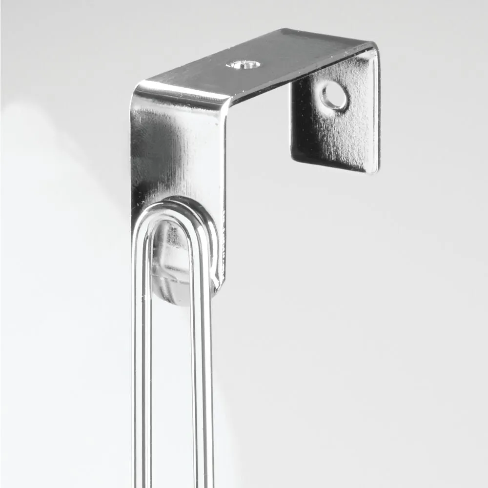 Classico Over Shower Door Towel Rack 3 Chrome