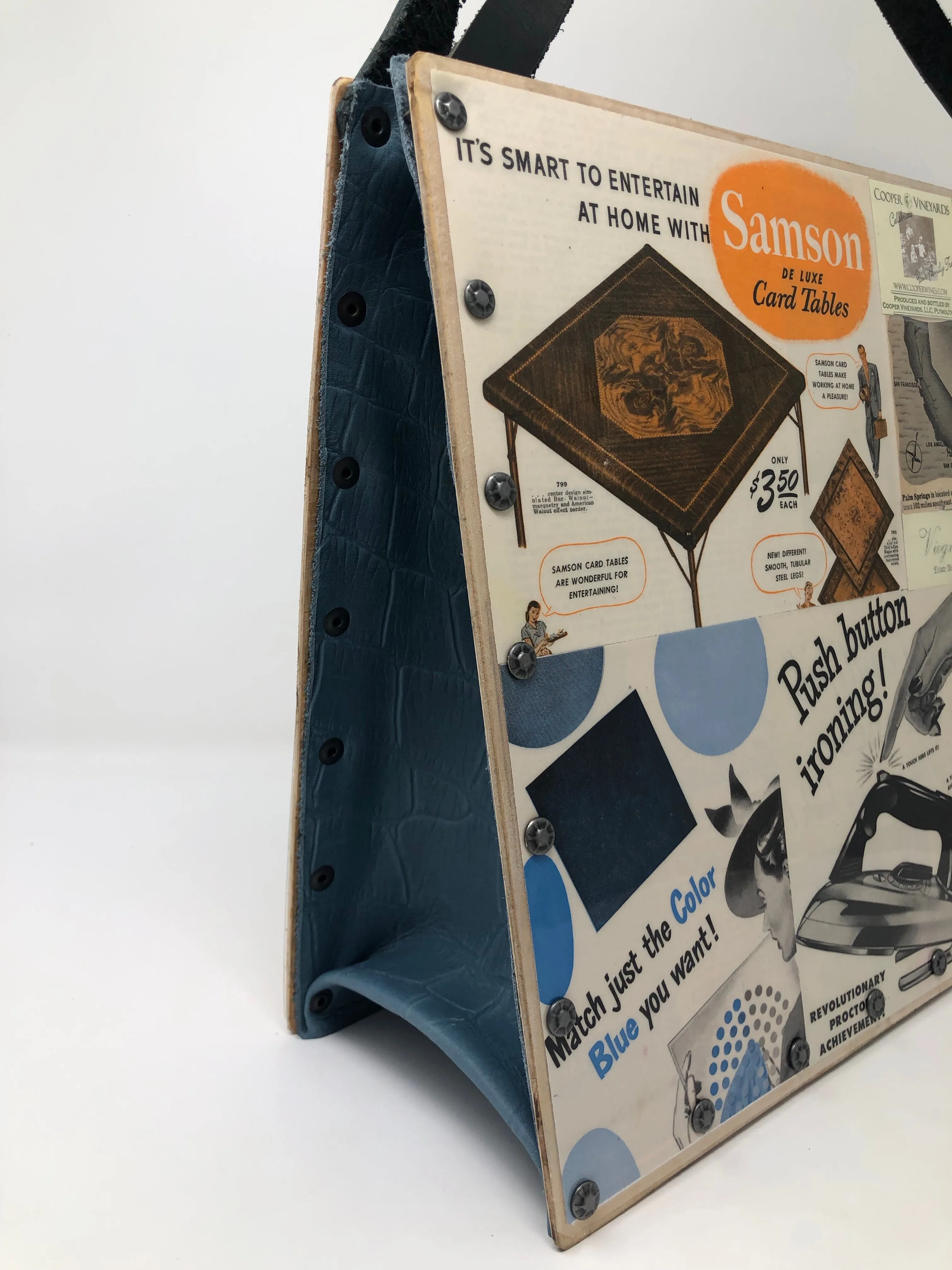 Custom KB Vintage Designs Tote Bag - Vintage Ads 1945-1954