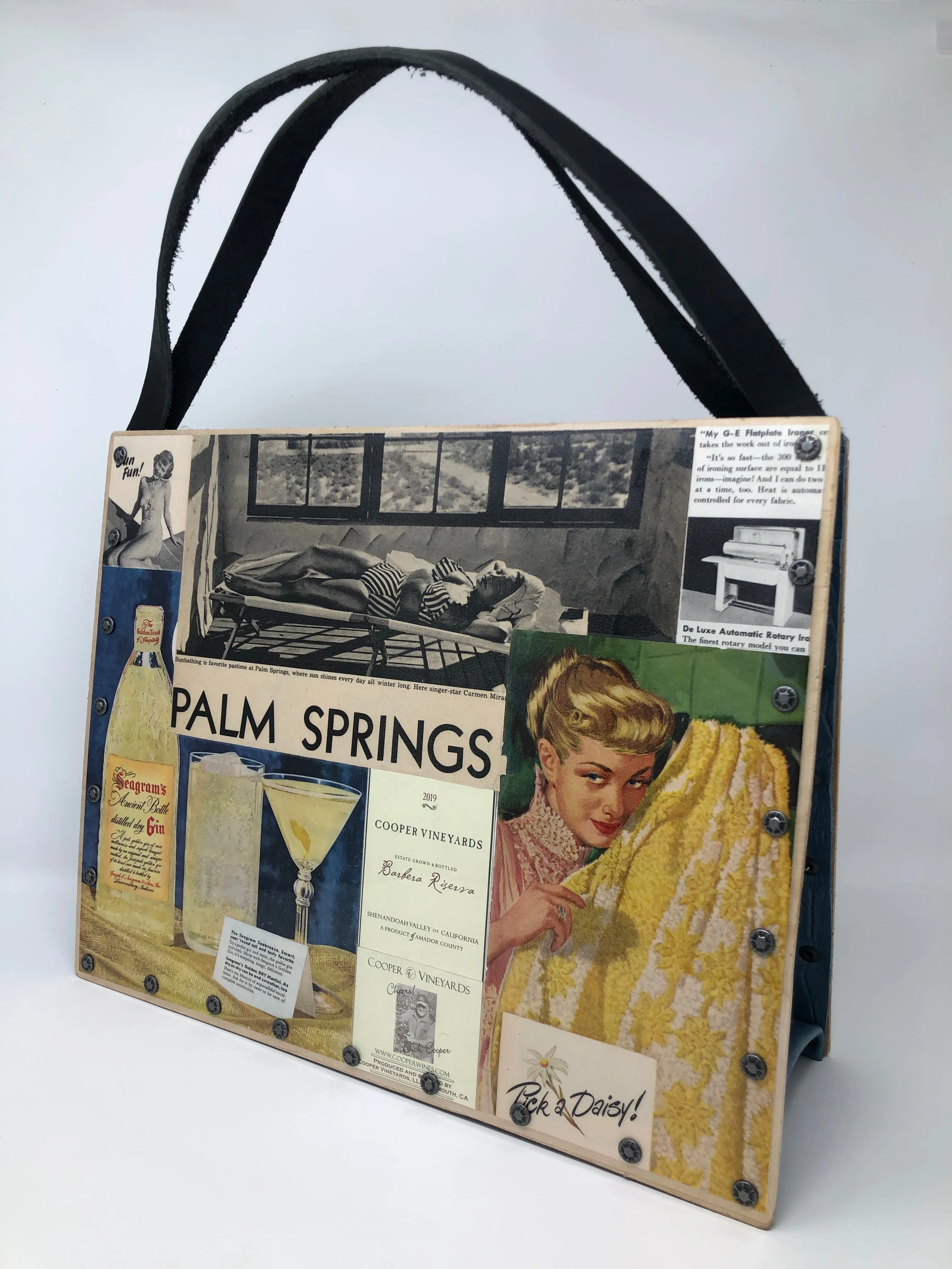 Custom KB Vintage Designs Tote Bag - Vintage Ads 1945-1954