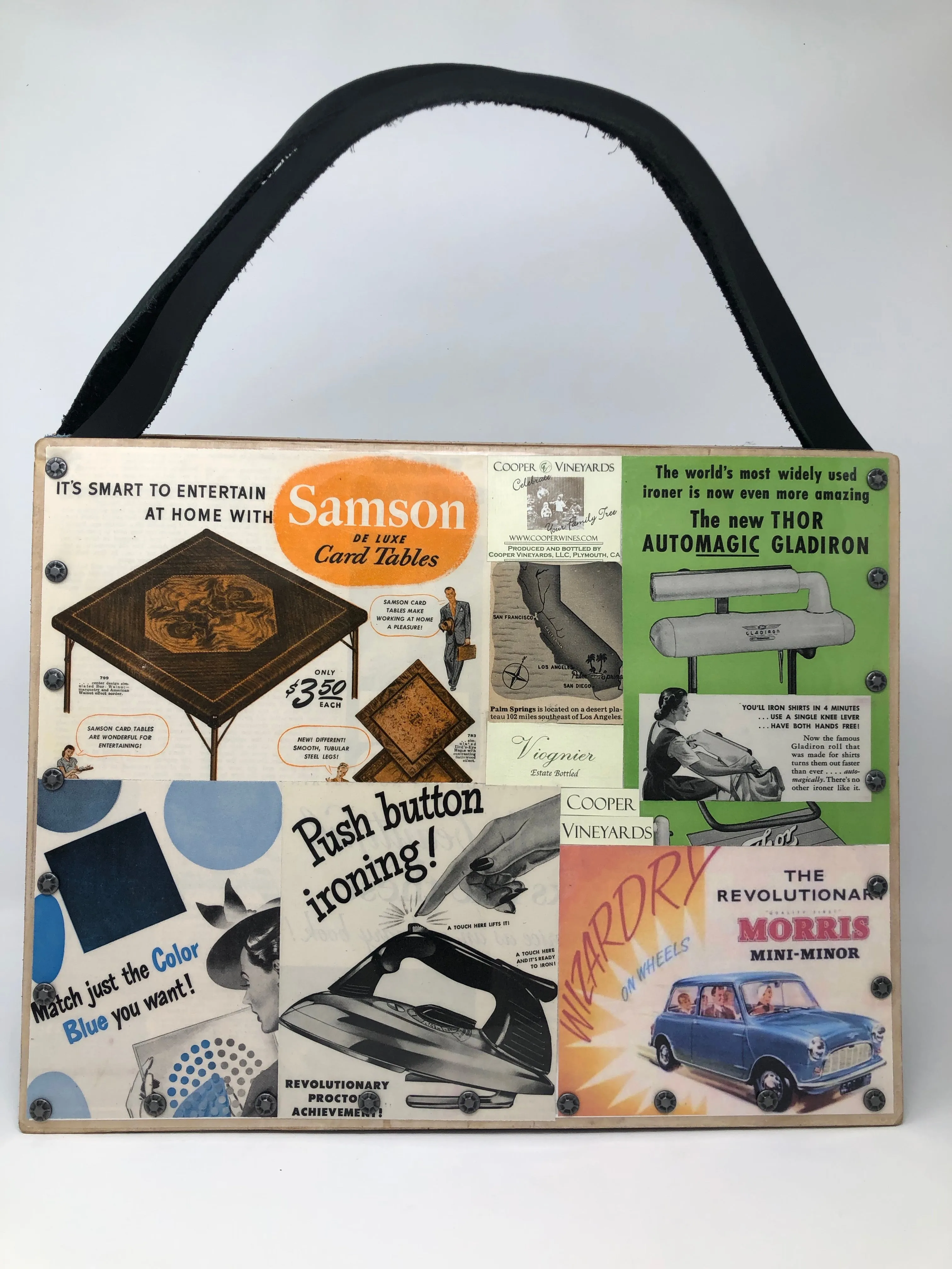 Custom KB Vintage Designs Tote Bag - Vintage Ads 1945-1954