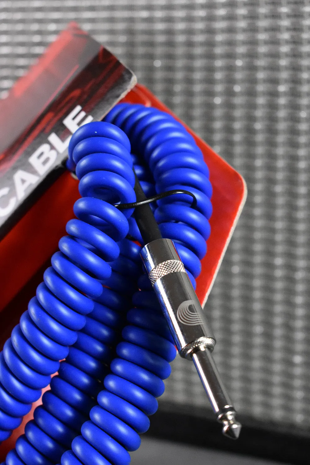 D'Addario Custom Series Coiled Instrument Cable 30 ft.