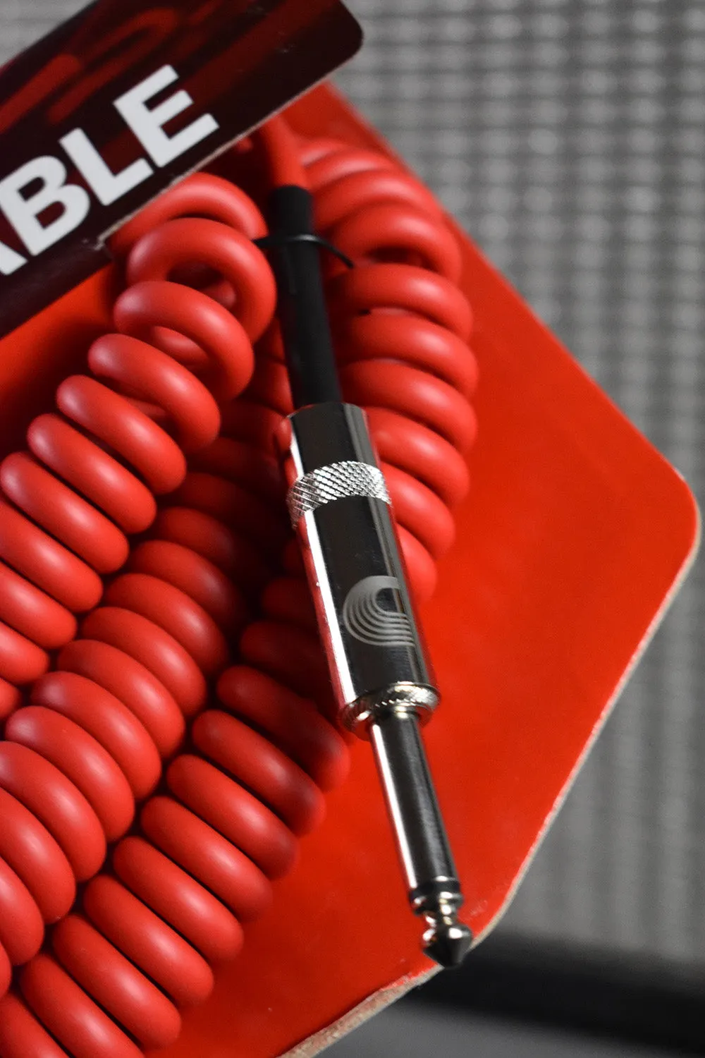 D'Addario Custom Series Coiled Instrument Cable 30 ft.