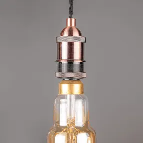 Dale Antique Copper Cable Suspension Ceiling Light