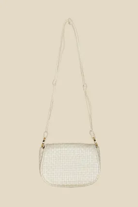 Delphine Woven Saddle Bag