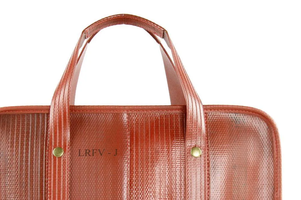 Elvis & Kresse Red Fire Hose Collection - Compact Briefcase