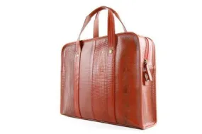 Elvis & Kresse Red Fire Hose Collection - Compact Briefcase