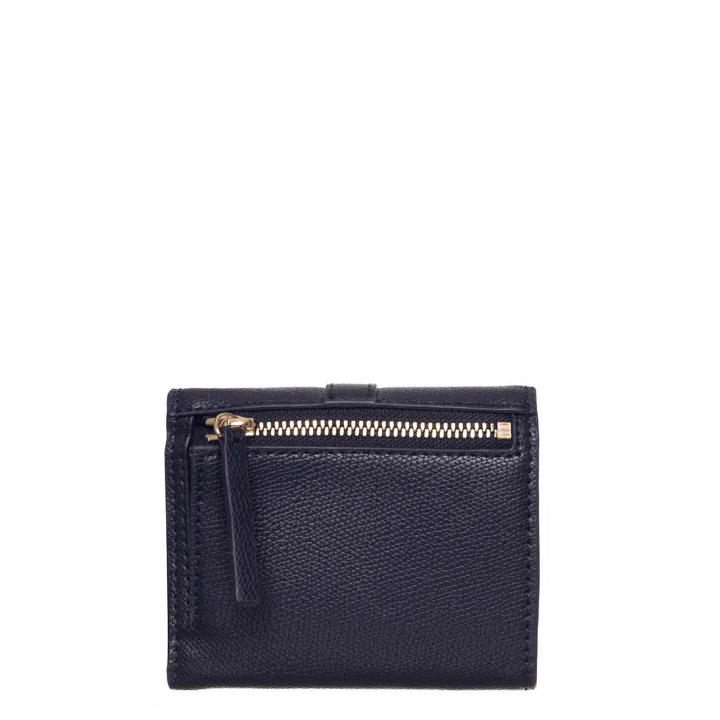 Exquisite Synthethic Leather Wallet with Metallic Fastening