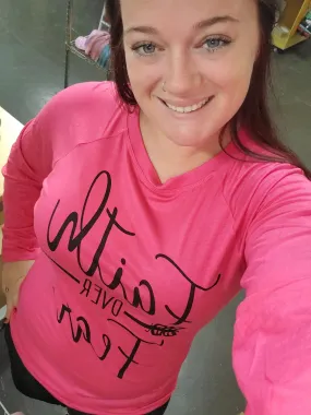 Faith Over Fear Long Sleeve Tee Shirt