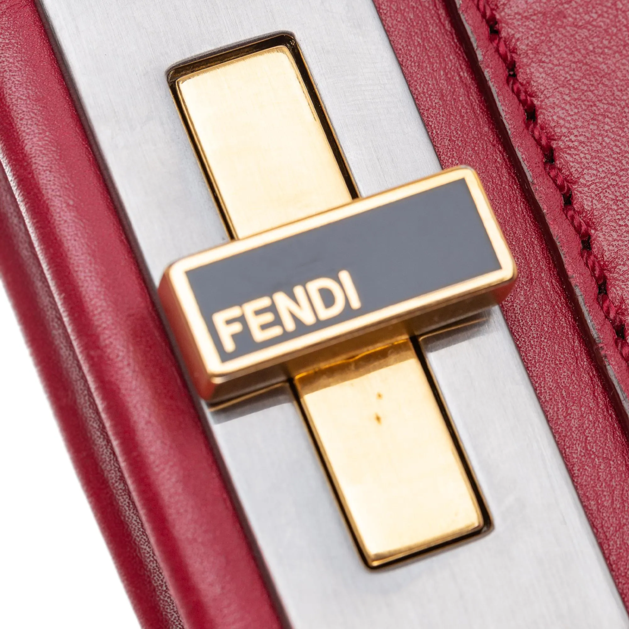 Fendi Peekaboo Leather Satchel (SHG-23909)