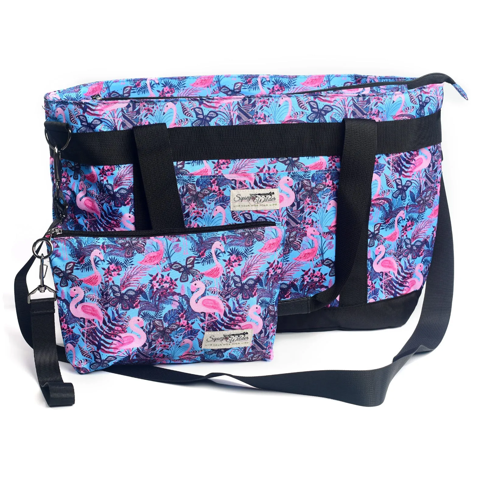 Flamingo Cove Organizer/Wristlet