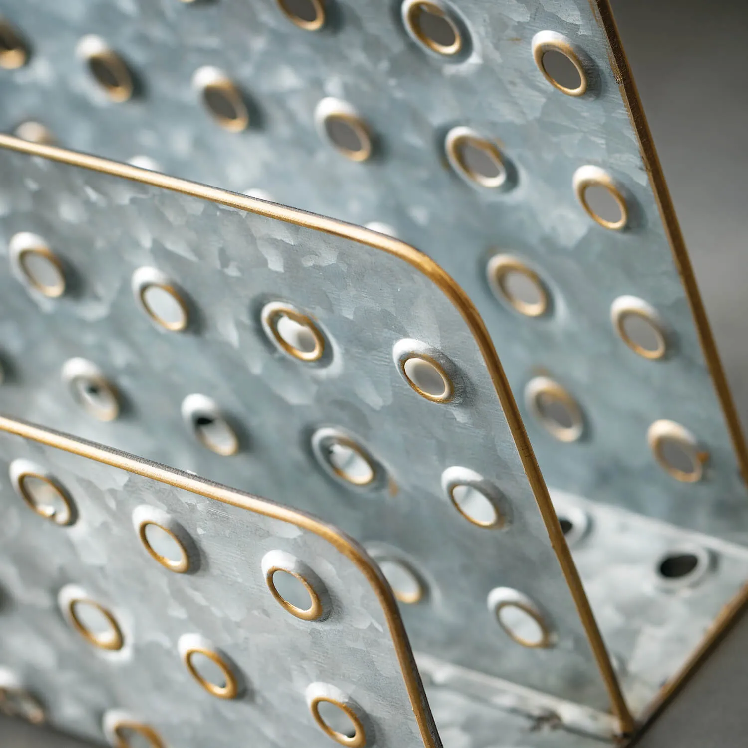 Galvanized Industrial Mail Organizer