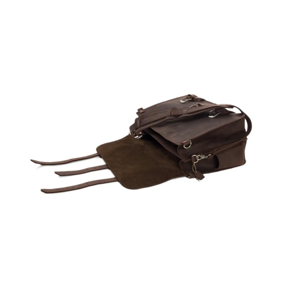 Handmade Vintage Leather Large Satchel/Backpack