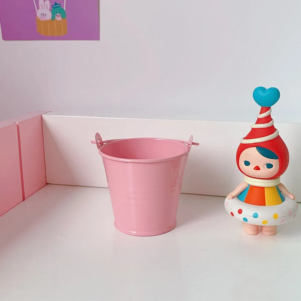 Heart Shape Bucket Organiser - Pink