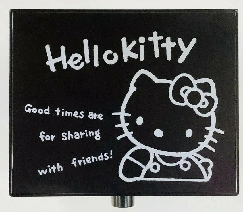 Hello Kitty Black 45th Anniversary 2 Drawer Chest