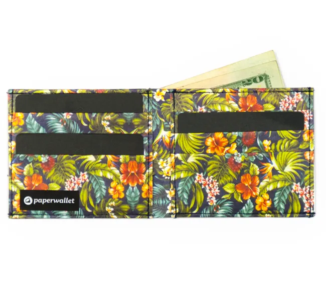 'Hype - Floral' Flat Wallet
