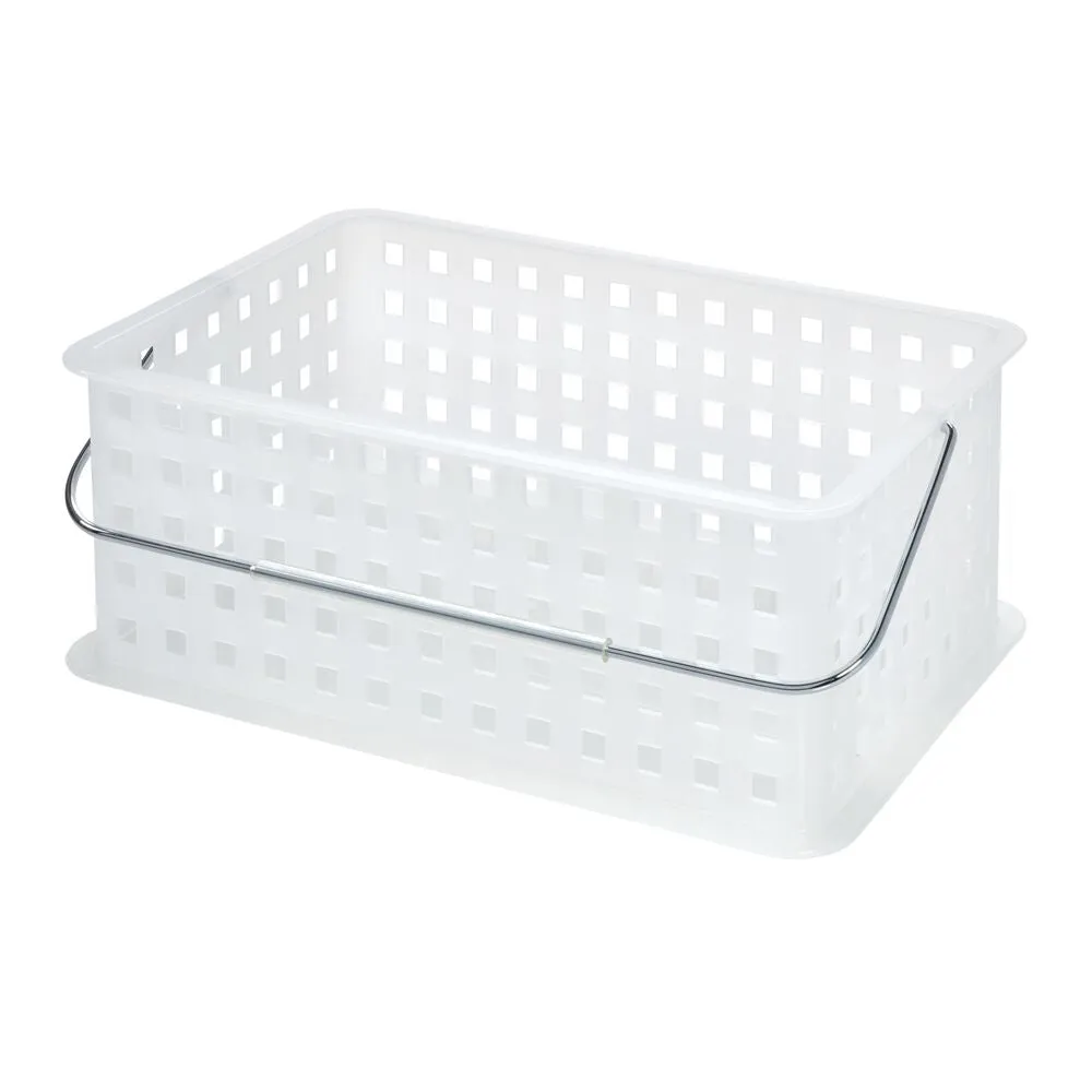 iDesign Spa Medium Basket in Clear Frost
