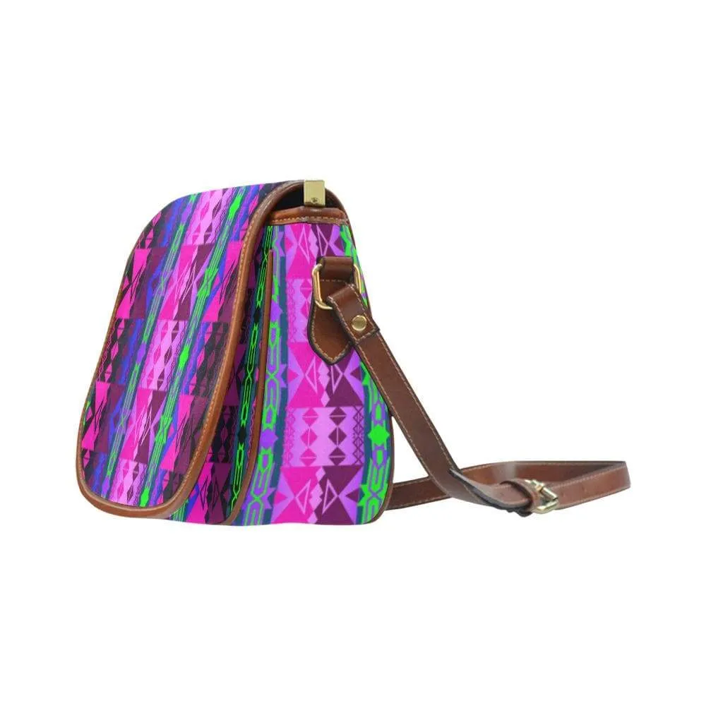 Inside the Quillwork Lodge Saddle Bag/Small