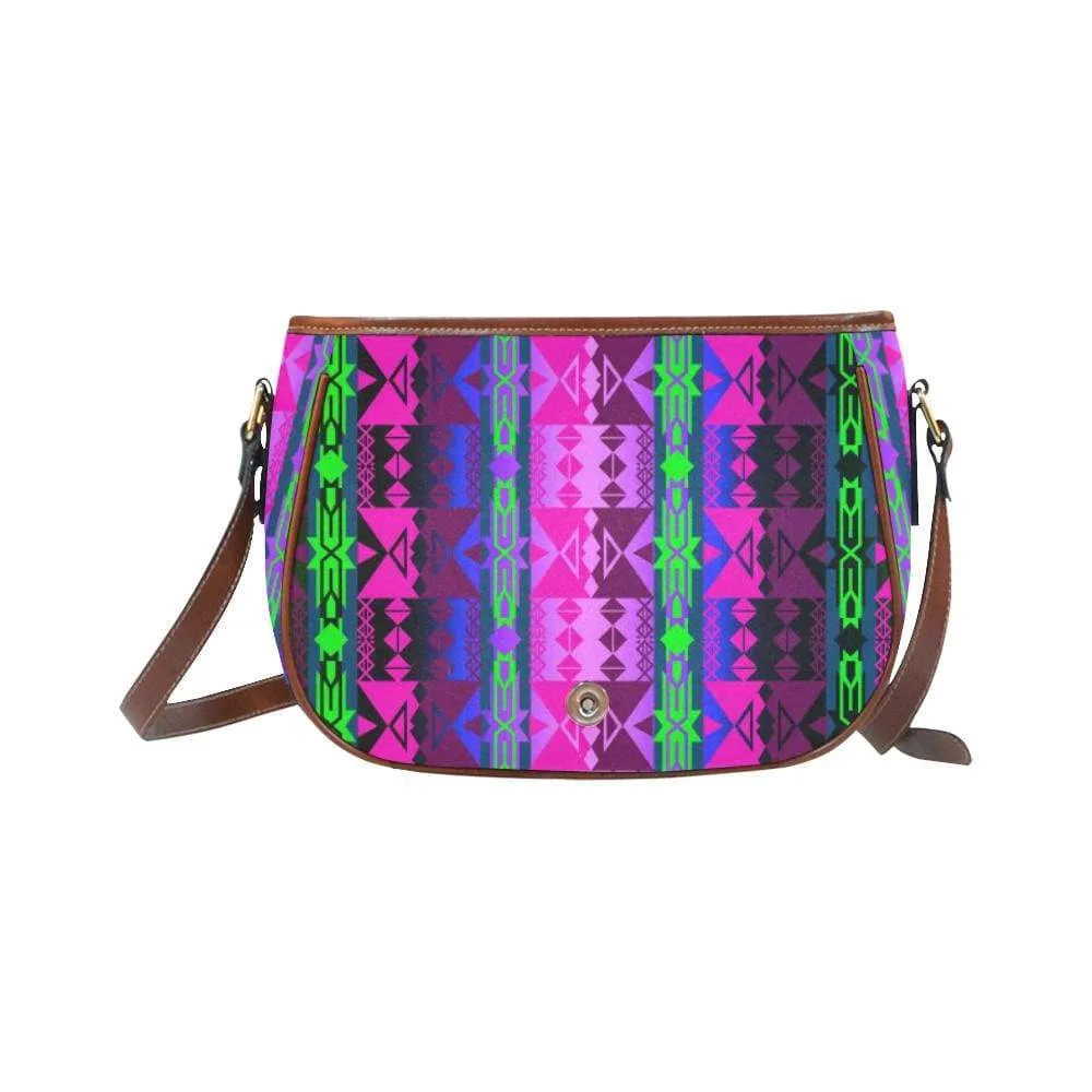 Inside the Quillwork Lodge Saddle Bag/Small