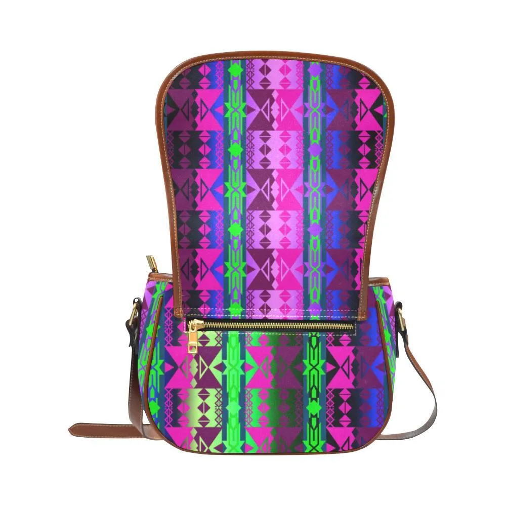 Inside the Quillwork Lodge Saddle Bag/Small