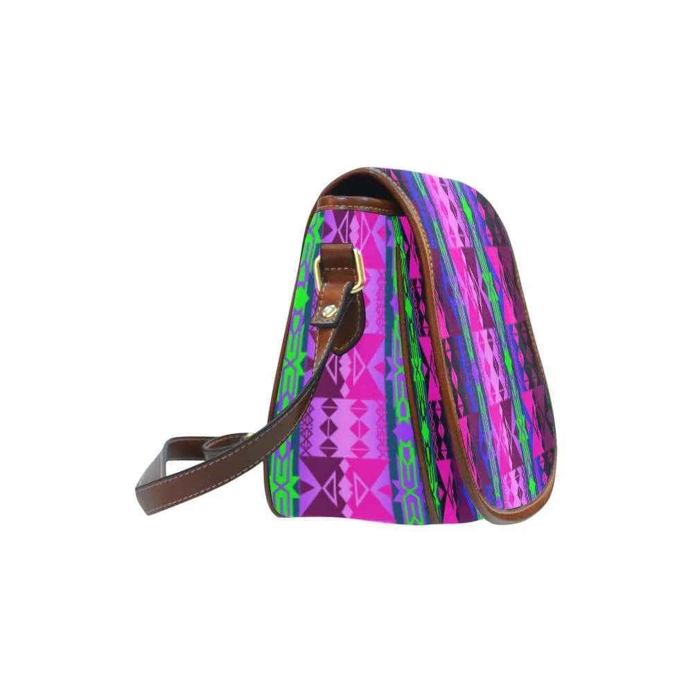 Inside the Quillwork Lodge Saddle Bag/Small