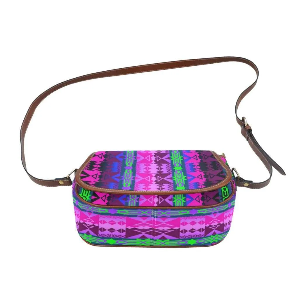 Inside the Quillwork Lodge Saddle Bag/Small