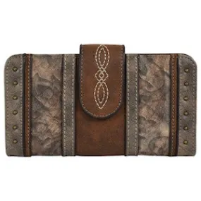 JUSTIN WALLET WEATHERED TOOLING