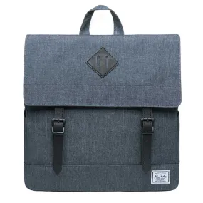 KAUKKO Stylish School Backpack  College Student, KS05-2 ( Dark Grey / 13.7L )