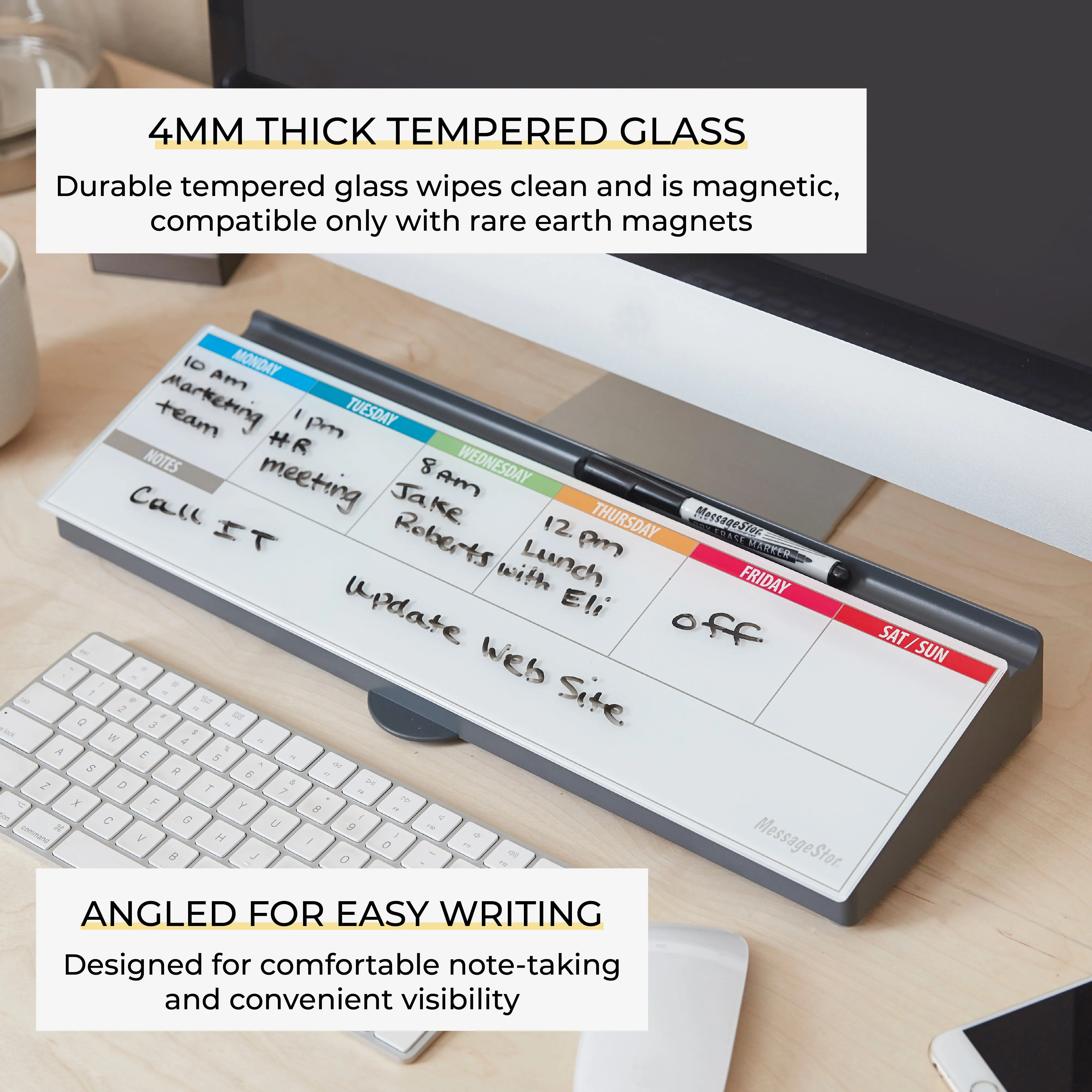 Keyboard Write and Store, Desk Organizer