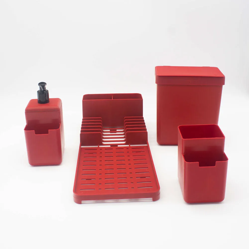KITCHEN SINK 4 PIECE ORGANIZER SET COZA
