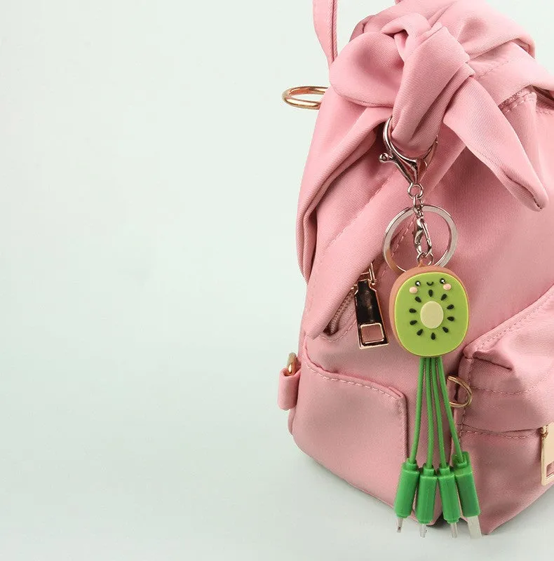 Kiwi Data Cable Keychain