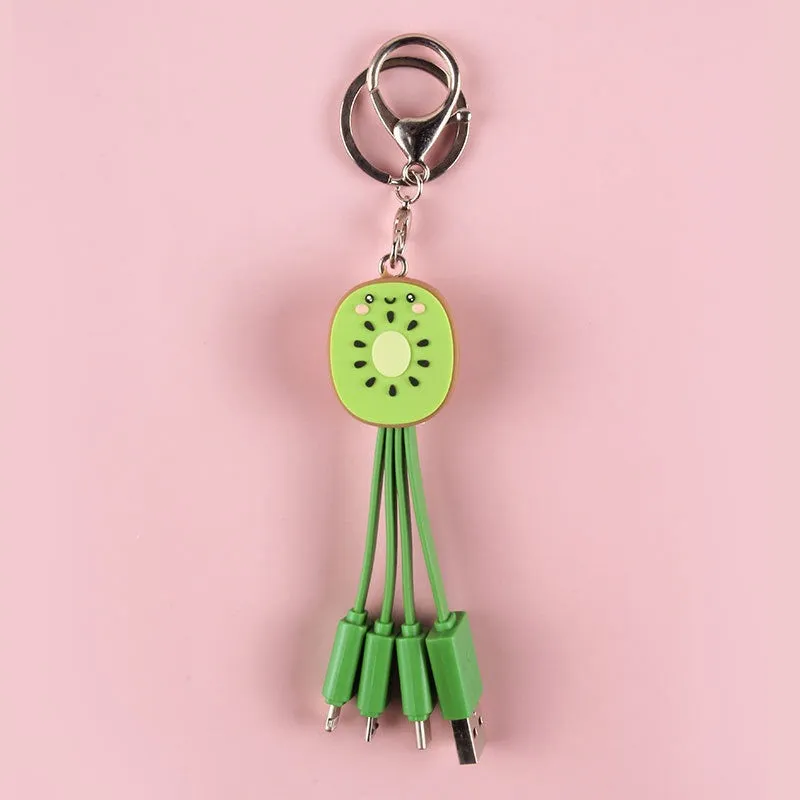 Kiwi Data Cable Keychain
