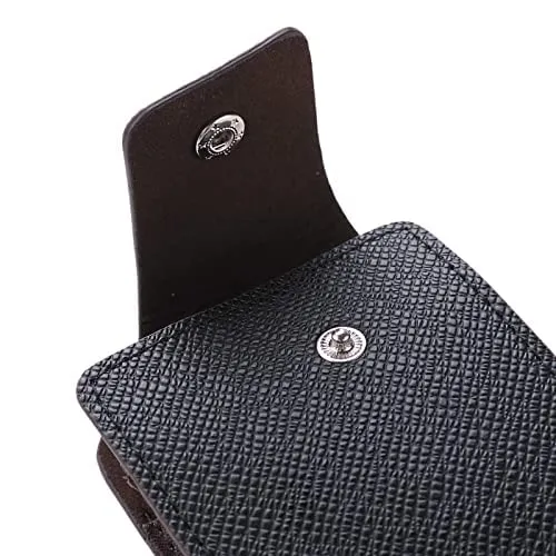 Kuber Industries Card Holder Wallet for Men Women|Debit Credit Card Holder|Wallet for Id, Visiting Card, Buisness Card|Button Closure|Black (Pack of 5)