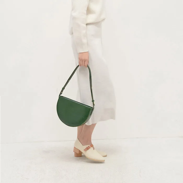 Ladies Green Leather Handbags Leather Shoulder Bag Purses for Women