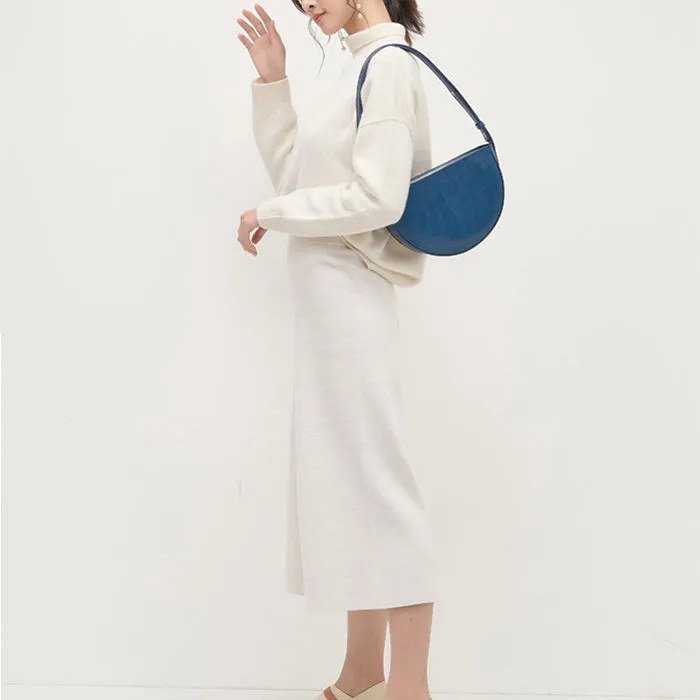 Ladies Green Leather Handbags Leather Shoulder Bag Purses for Women