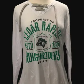 Ladies Lace Up Long Sleeve "Decca"