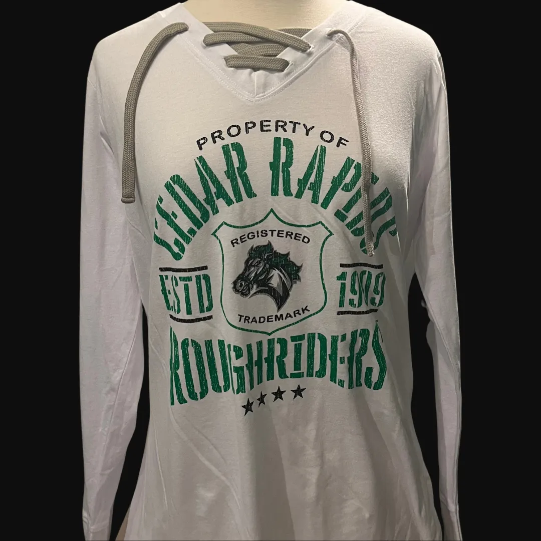 Ladies Lace Up Long Sleeve "Decca"