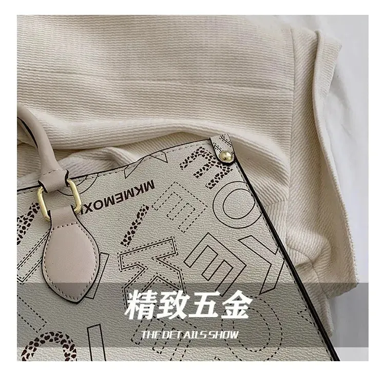 large capacity designer shopping bag  Big Women Tote Large Capacity Shopping Bag Female Designer Purses And Handbags 2023 Luxury Vintage Brown Leather Ladies Handbag