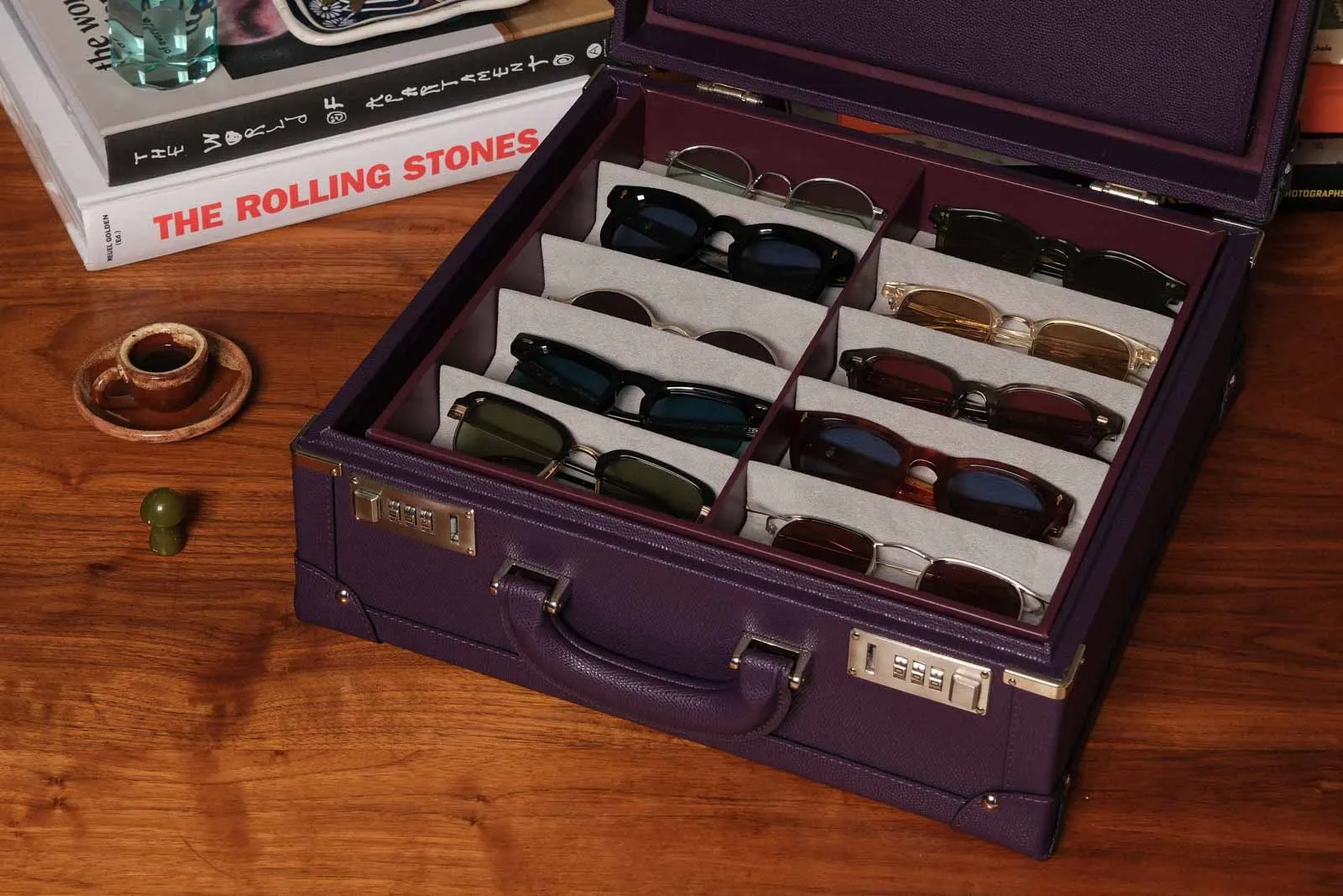 Large Collectors Briefcase - Royal Purple