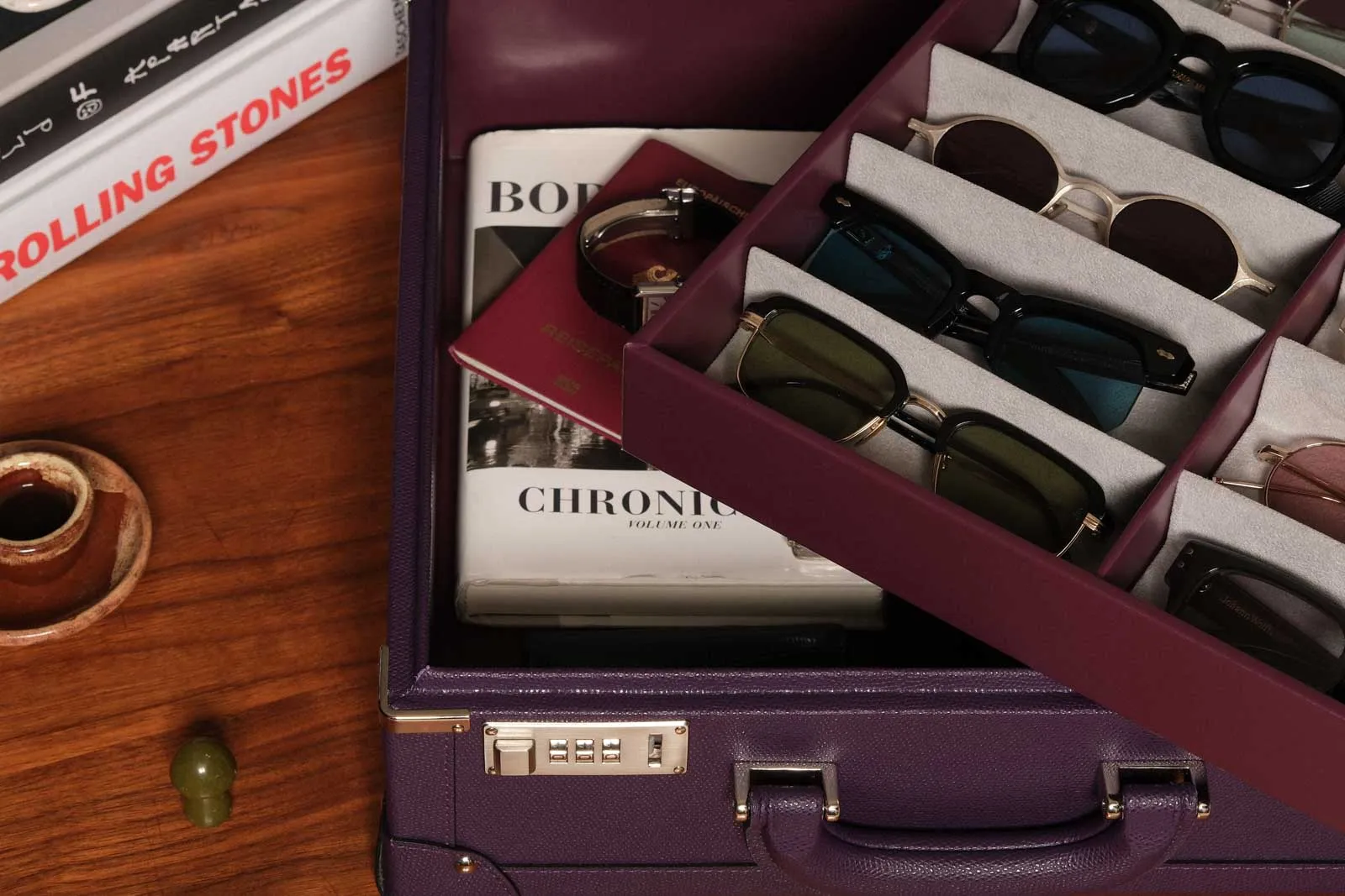 Large Collectors Briefcase - Royal Purple