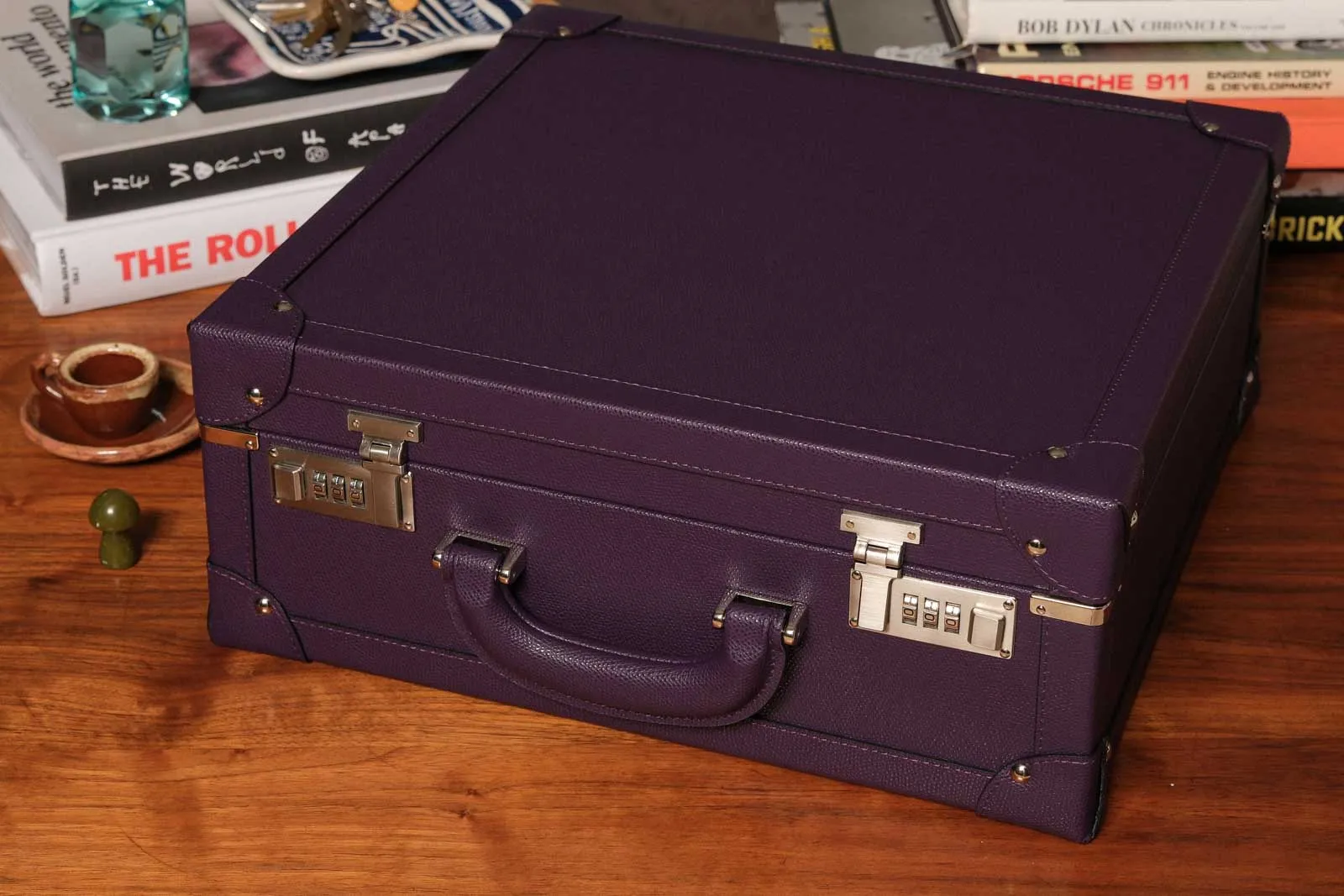 Large Collectors Briefcase - Royal Purple