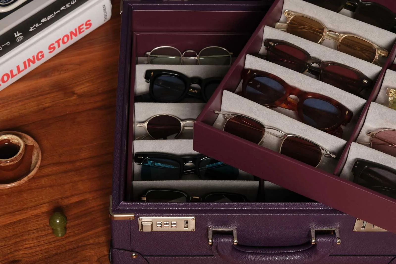 Large Collectors Briefcase - Royal Purple