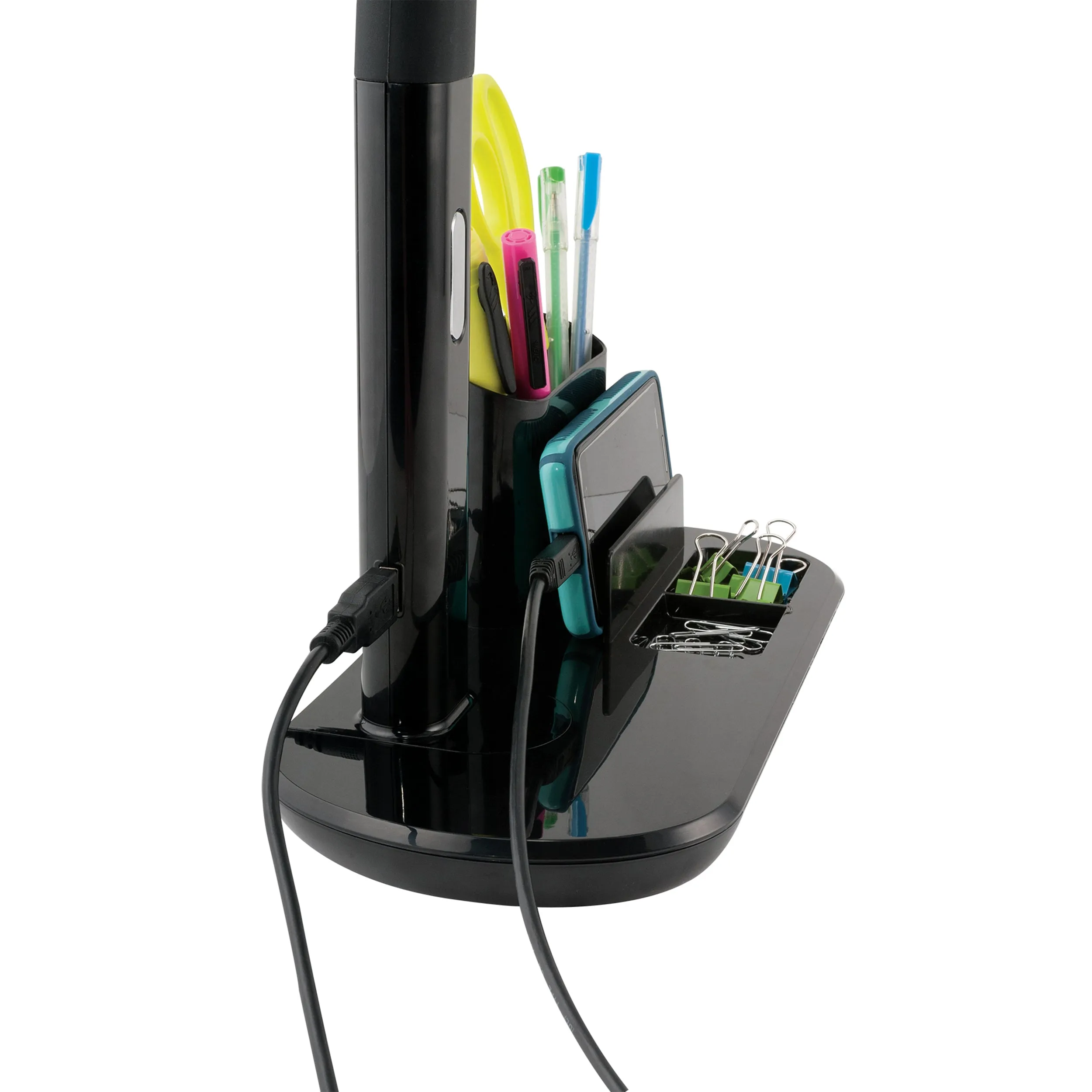 LED Pivoting Bankers Lamp with USB