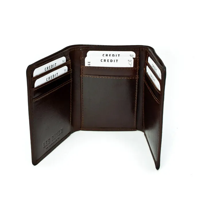 Lee River Leather Séan Tri-Fold Wallet
