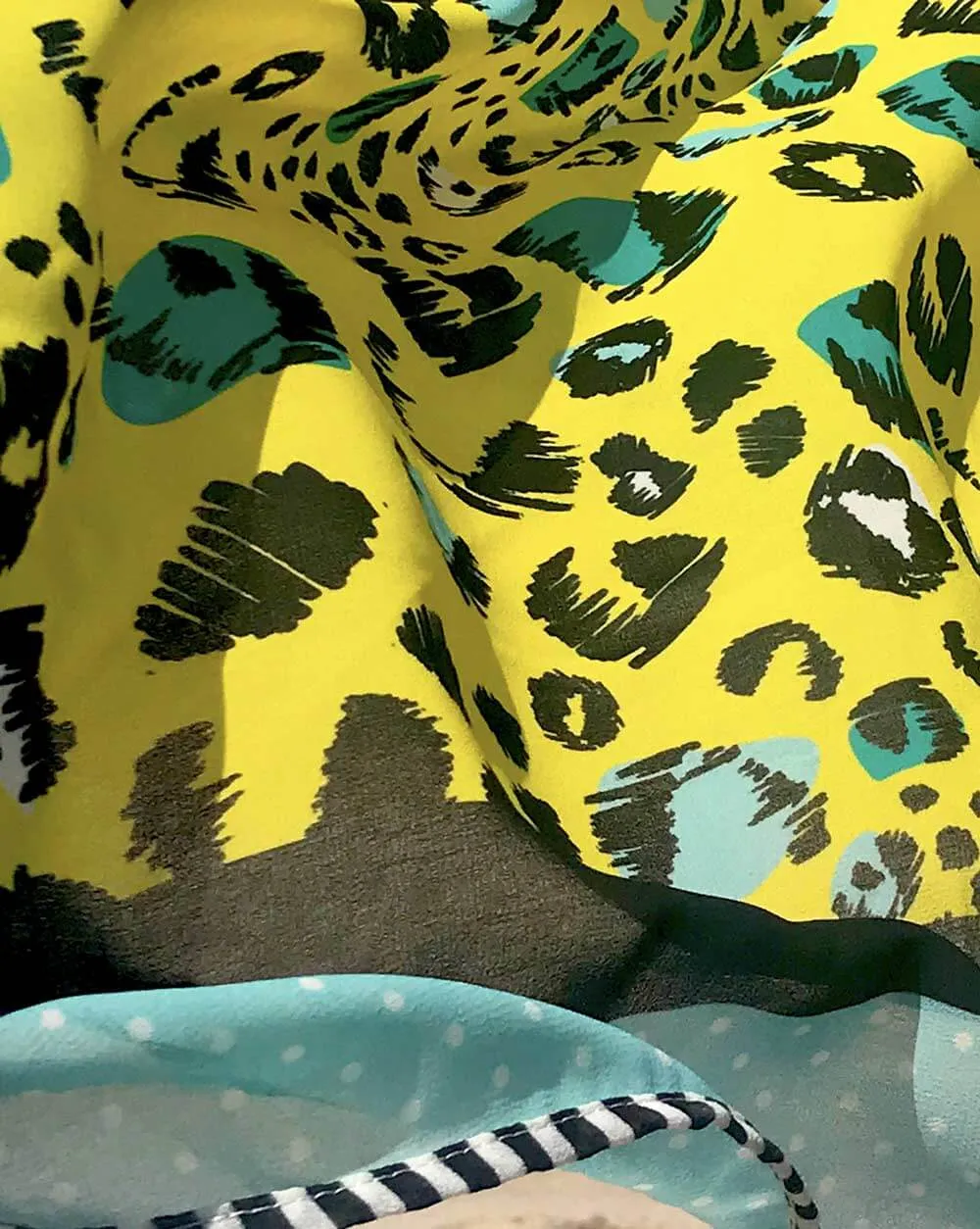 LEOPARD YL M SCARF