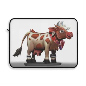 Light Brown Cow Laptop Sleeve