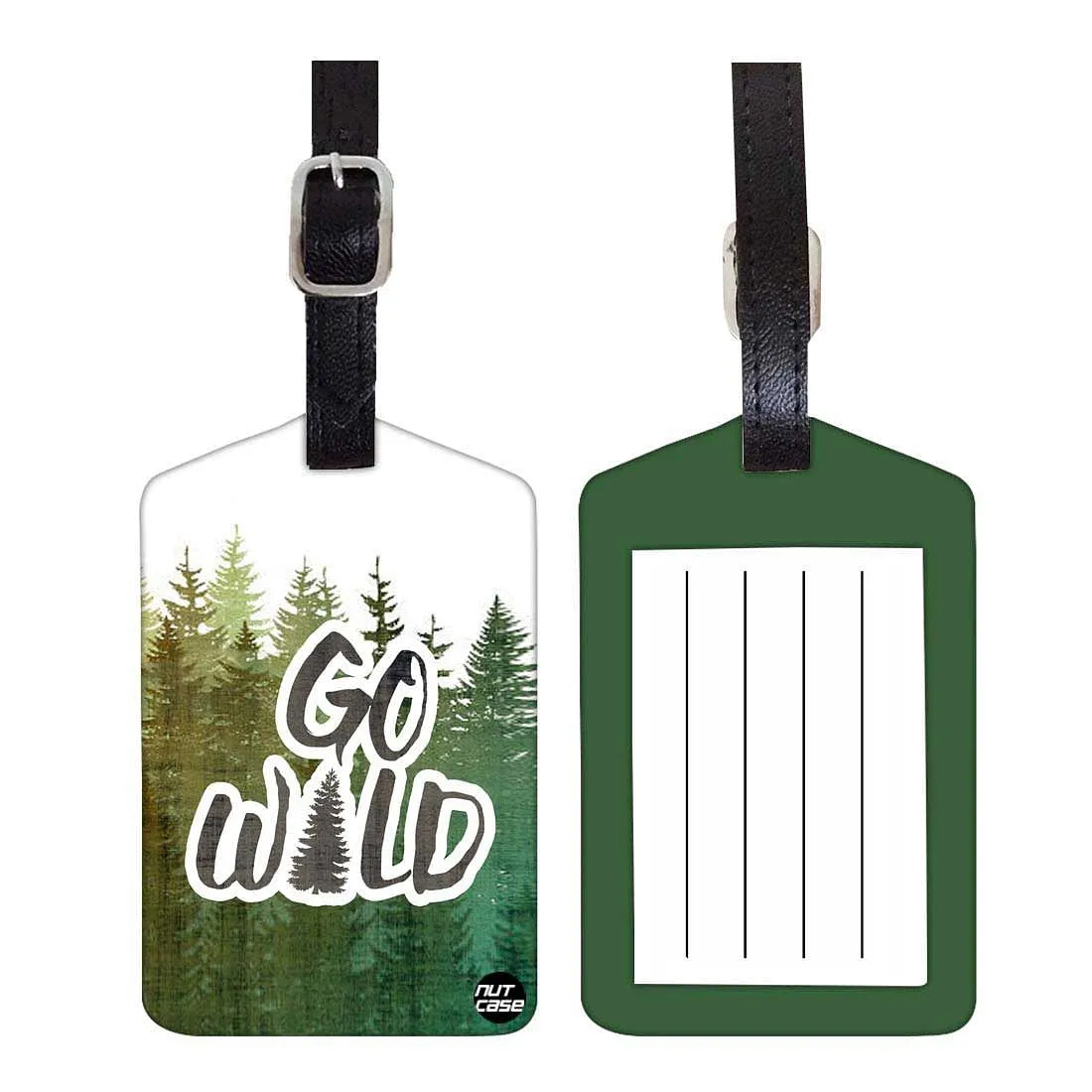 Luggage Tags Set Of 2 -  Go Wild